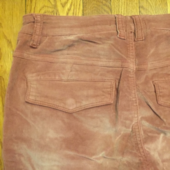 Free People Velvet Pink Skinny Pant -- Size 28 - Picture 7 of 7